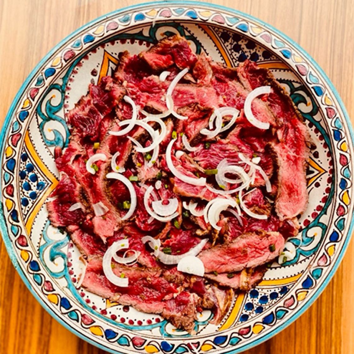 Nos réalisations 7 Carpaccio cote de bœuf thaï - Recette de Charly Fredet - Le Parfait Savoureux