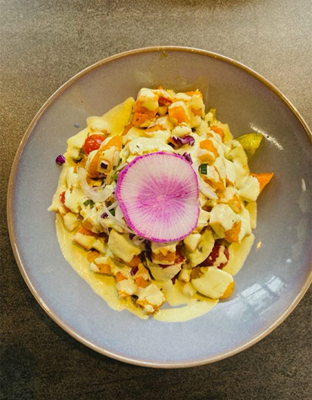 Salade d’automne au potiron aux gingembre, coriandre et sirop d’érable - Recette de Charly Fredet - Le Parfait Savoureux