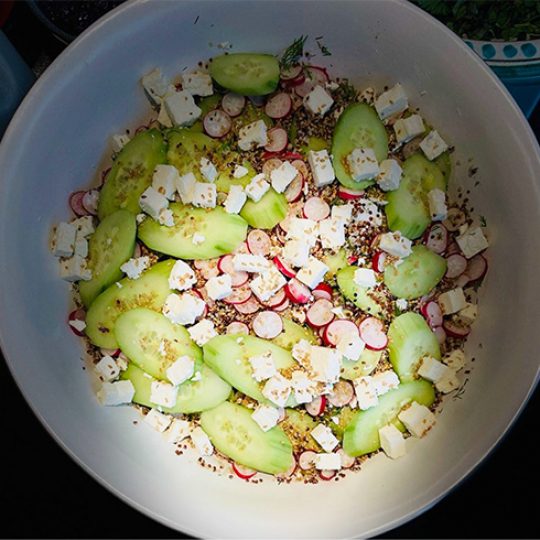 Salade sur mesure - Préparation pour mariage - Le Parfait Savoureux