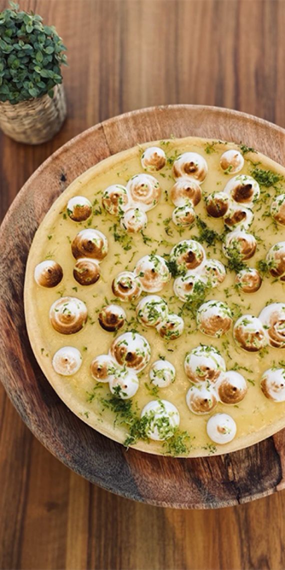 Tarte citron basilic meringuée - Recette de Charly Fredet - Le Parfait Savoureux