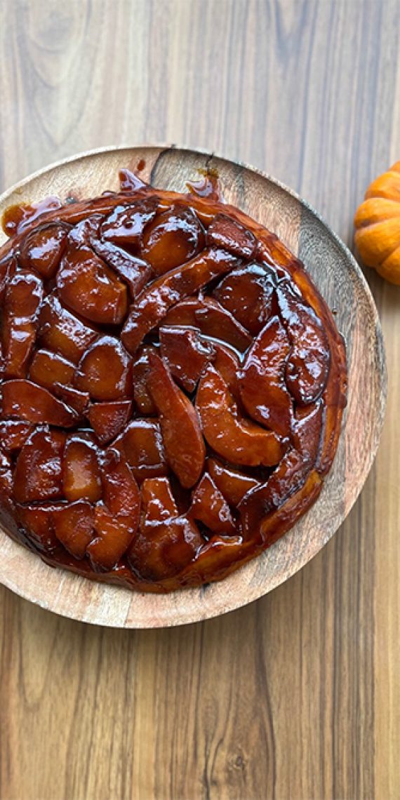 Nos réalisations 2 Tarte tatin pomme poire - Recette de Charly Fredet - Le Parfait Savoureux